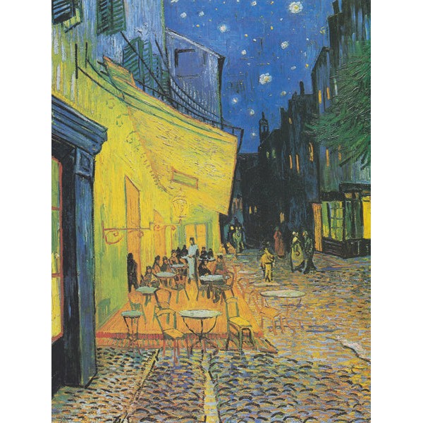 Cafe Terrace at Night by van Gogh (427 Piece Wooden Jigsaw Puzzle) UK