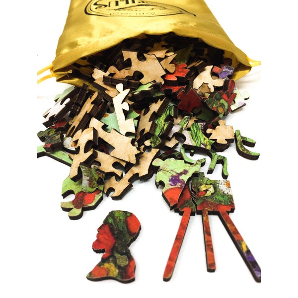 Vase with Red Poppies and Daisies, 1890 by Van Gogh (120 Piece Wooden Jigsaw Puzzle) UK