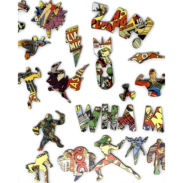 Hey Kids, Comics! (472 Piece Wooden Jigsaw Puzzle) UK