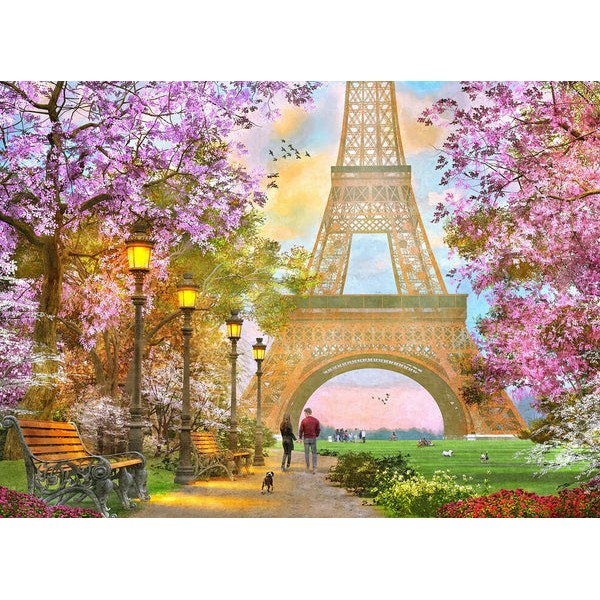 Spring in Paris (387 Piece Spring Wooden Jigsaw Puzzle) UK