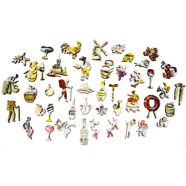 Wine Country (499 Piece Wooden Jigsaw Puzzle) UK