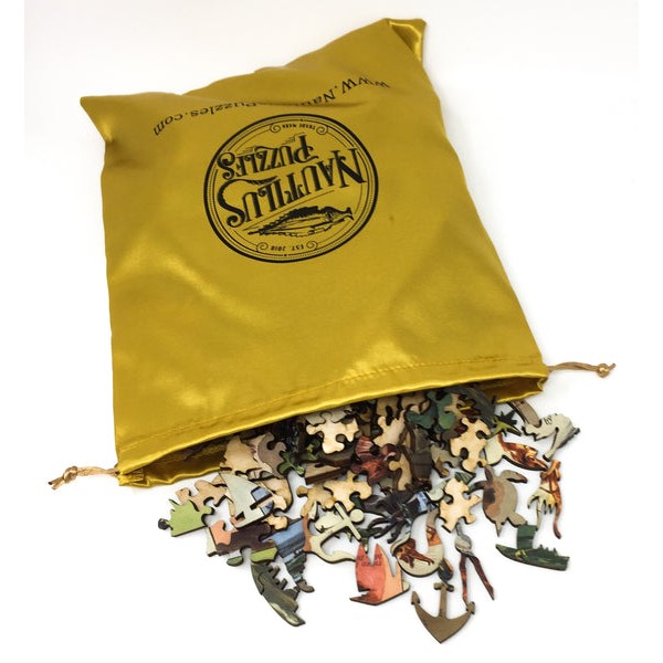 The Voyage of the Pequod - 522 Piece Wooden Jigsaw Puzzle UK