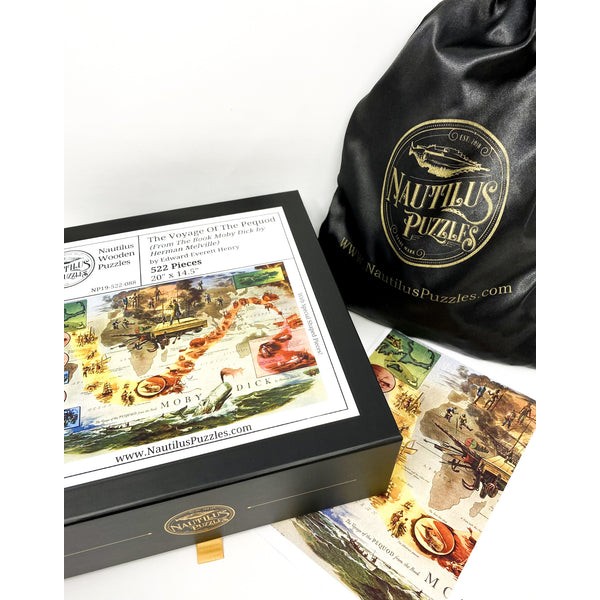 The Voyage of the Pequod - 522 Piece Wooden Jigsaw Puzzle UK