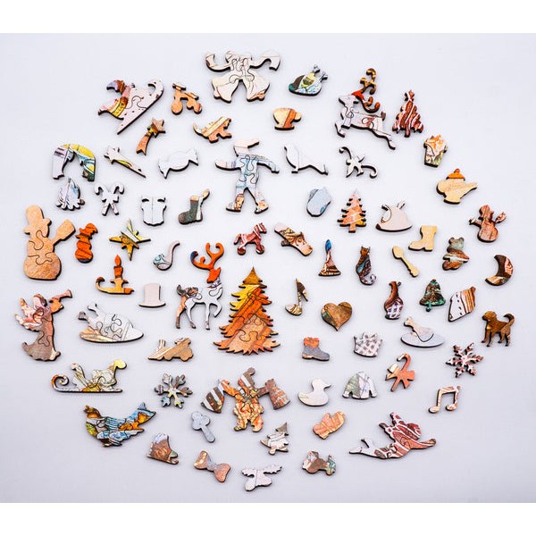 Christmas Eve (525 Pieces) Christmas Wooden Jigsaw Puzzle UK