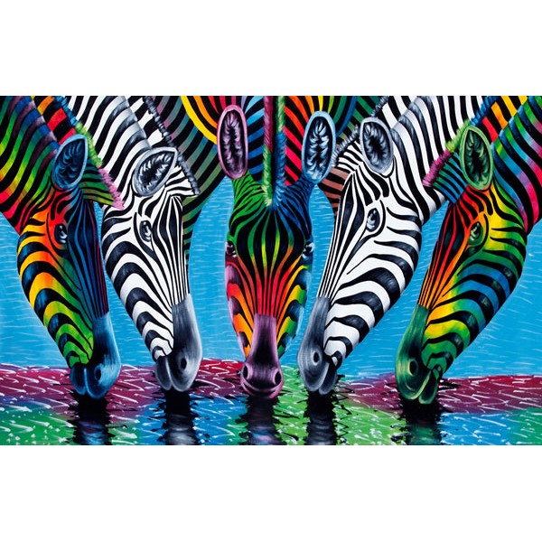 Zanzibar Zebras (669 Piece Wooden Jigsaw Puzzles for Adults) UK