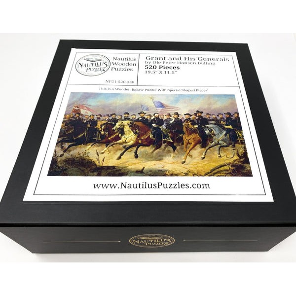 Grant and His Generals (520 Pieces) by Ole Peter Hansen Balling, Wooden Jigsaw Puzzle UK