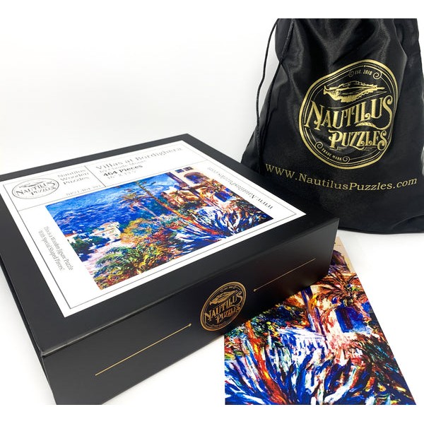 Villas at Bordighera by Claude Monet (464 Piece Wooden Jigsaw Puzzle) UK