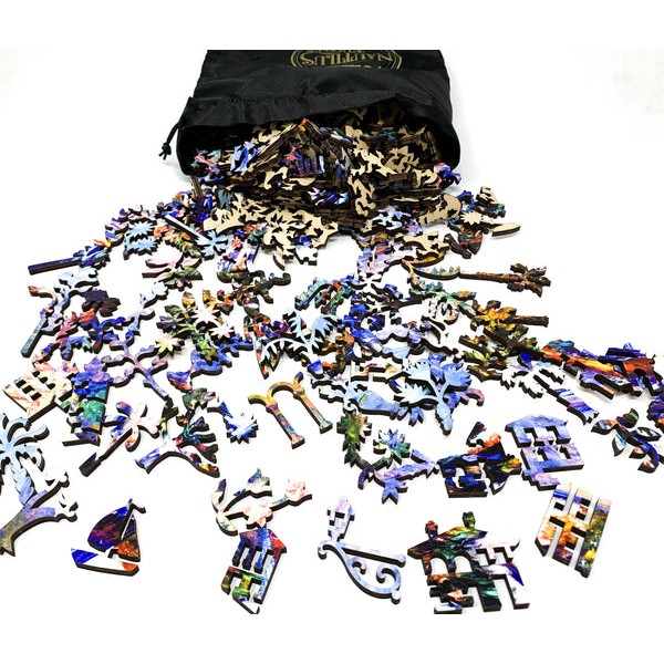 Villas at Bordighera by Claude Monet (464 Piece Wooden Jigsaw Puzzle) UK