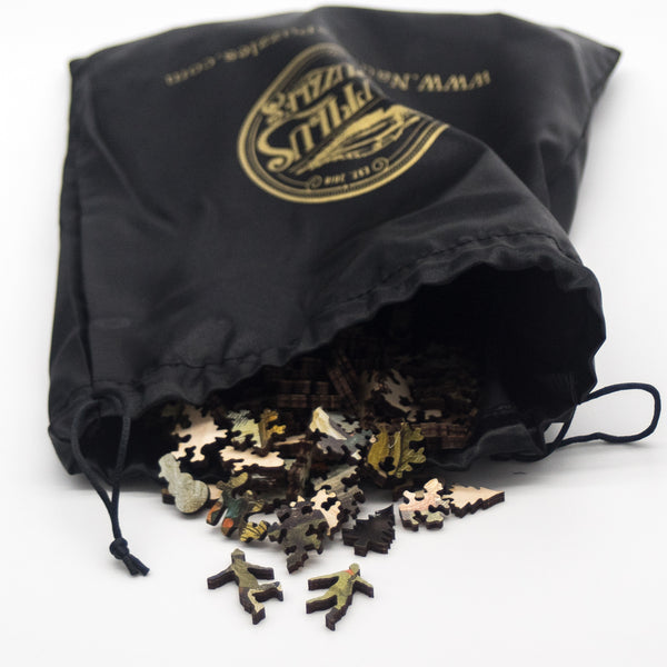 Winter by Pieter Brueghel the Younger (514 Piece Wooden Jigsaw Puzzle) UK