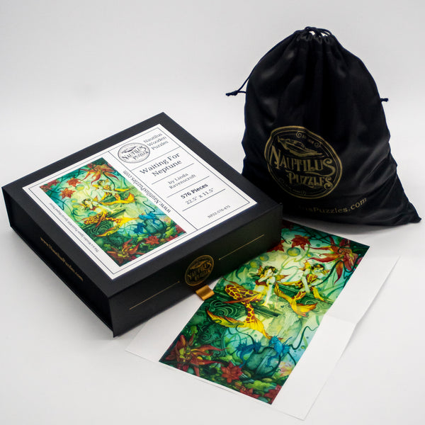 Waiting for Neptune (576 Piece Wooden Jigsaw Puzzle) UK