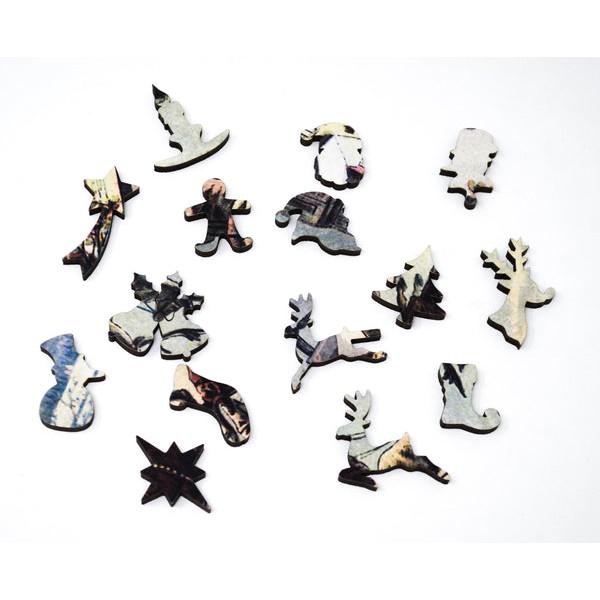 Santa And Reindeer (350 Pieces) Christmas Puzzle UK