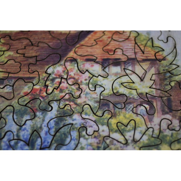 Classic English Cottage (47 Piece Mini Wooden Jigsaw Puzzle) UK