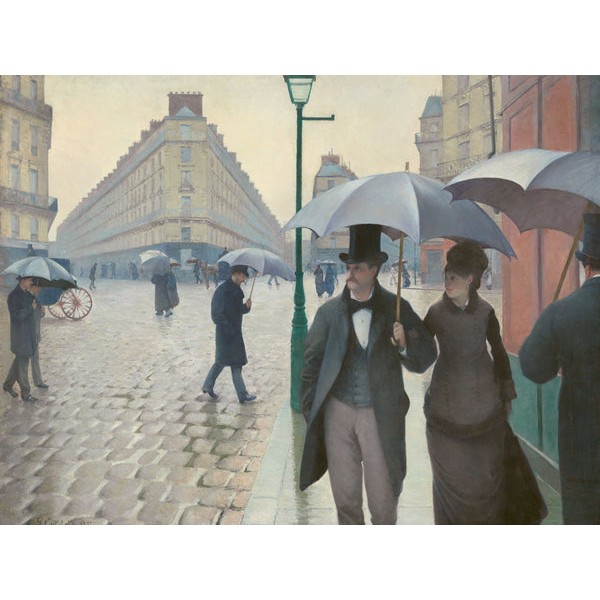 Paris Street; Rainy Day by Gustave Caillebotte - 300 Piece Wooden Jigsaw Puzzle UK