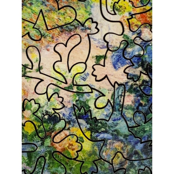 Monet's Garden at Giverny, 1895 (48 Piece Mini Wooden Jigsaw Puzzle) UK