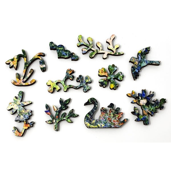 Monet's Garden at Giverny, 1895 (48 Piece Mini Wooden Jigsaw Puzzle) UK