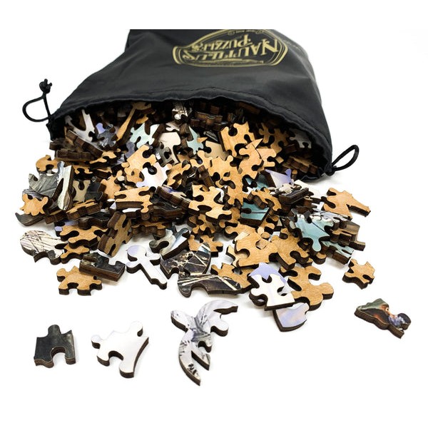 View of a Port by Paul Brill (425 Piece Wooden Jigsaw Puzzle) UK