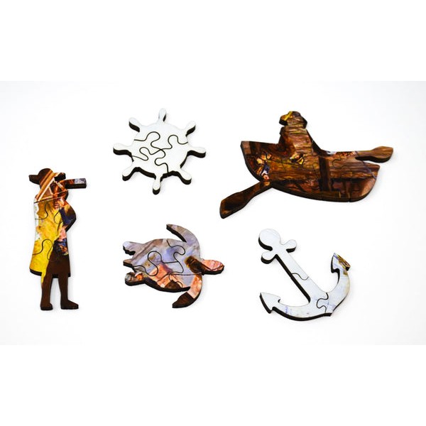 Restoring The HMS Victory (425 Piece Wooden Jigsaw Puzzle) by William Lionel Wylie UK