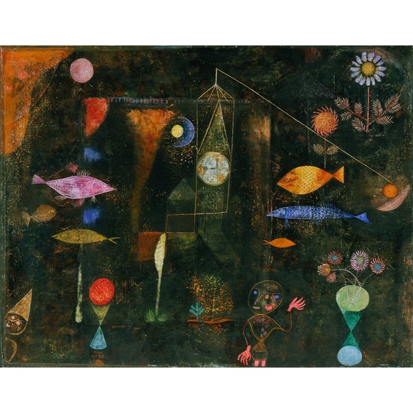 Fish Magic by Paul Klee (450 Piece Wooden Jigsaw Puzzle) UK