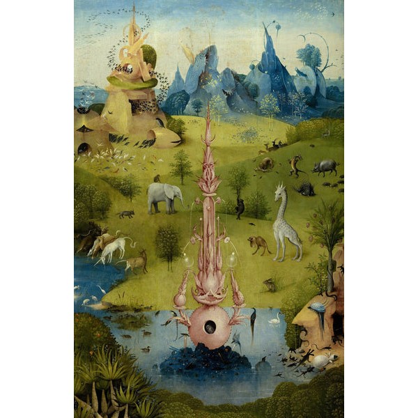 Beasts in the Garden of Earthly Delights by Hieronymus Bosch (400 Piece Wooden Jigsaw Puzzle) UK