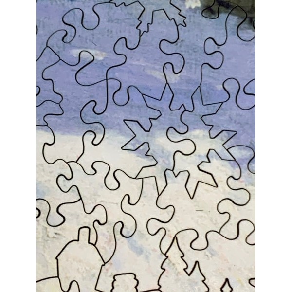 The Magpie by Claude Monet (490 Piece Wooden Jigsaw Puzzle) UK