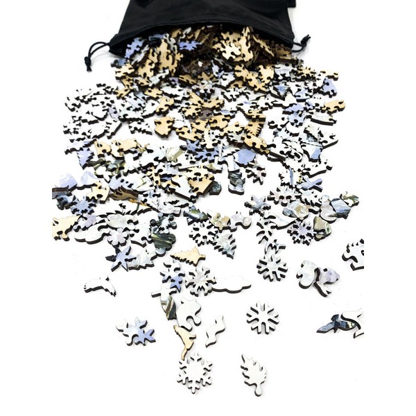 The Magpie by Claude Monet (490 Piece Wooden Jigsaw Puzzle) UK