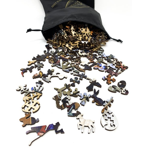 The Last Supper by Domenico Ghirlandaio (475 Piece Wooden Jigsaw Puzzle) UK