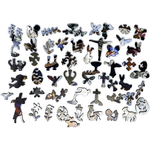 The Last Supper by Domenico Ghirlandaio (475 Piece Wooden Jigsaw Puzzle) UK