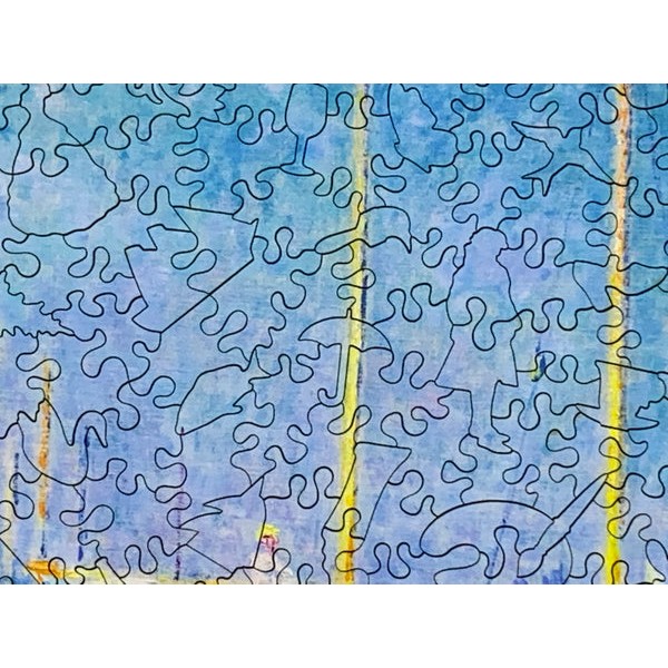 Red Boats at Argenteuil by Claude Monet (475 Piece Wooden Jigsaw Puzzle) UK