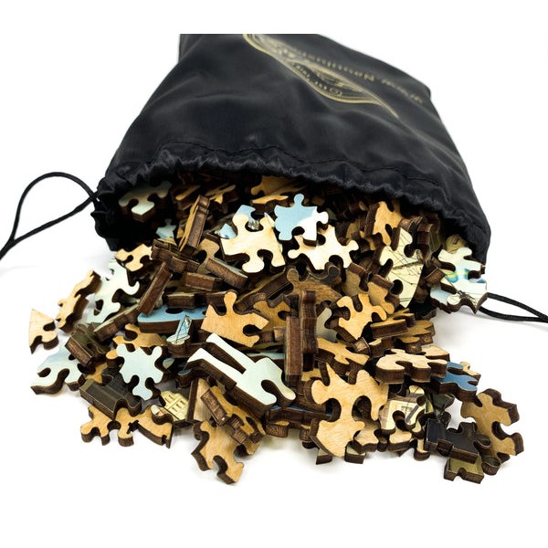 The Vasa In Stockholm Harbor (425 Pieces) by Olga Antonenko, Wooden Jigsaw Puzzle UK