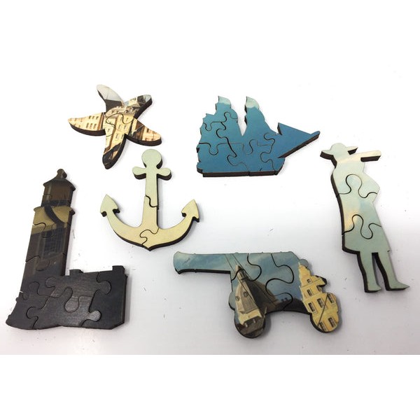 The Vasa In Stockholm Harbor (425 Pieces) by Olga Antonenko, Wooden Jigsaw Puzzle UK