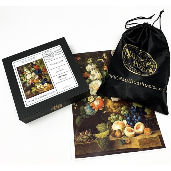 Flowers, 1780 by Jan van Os (171 Piece Wooden Jigsaw Puzzle) UK