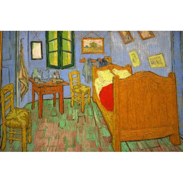 Bedroom in Arles by Vincent Van Gogh (50 Piece Wooden Jigsaw Puzzle) UK