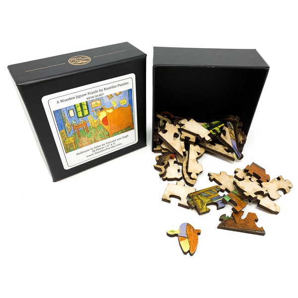 Bedroom in Arles by Vincent Van Gogh (50 Piece Wooden Jigsaw Puzzle) UK