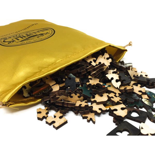 Poker Game, 1894 (426 Piece Wooden Jigsaw Puzzle) UK