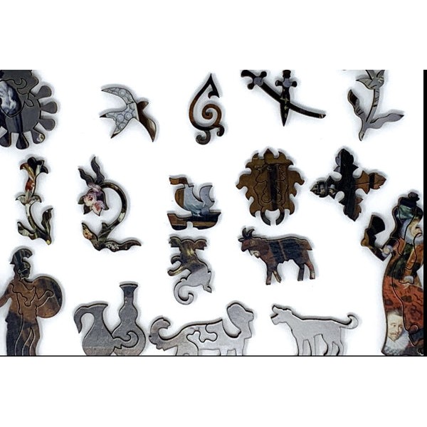 Collector's Cabinet by Brueghel the Elder and Hieronymus Francken (601 Piece Wooden Jigsaw Puzzle) UK