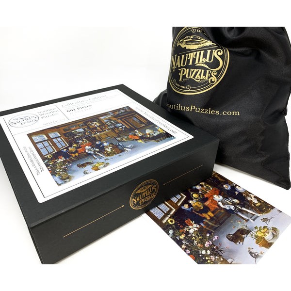 Collector's Cabinet by Brueghel the Elder and Hieronymus Francken (601 Piece Wooden Jigsaw Puzzle) UK