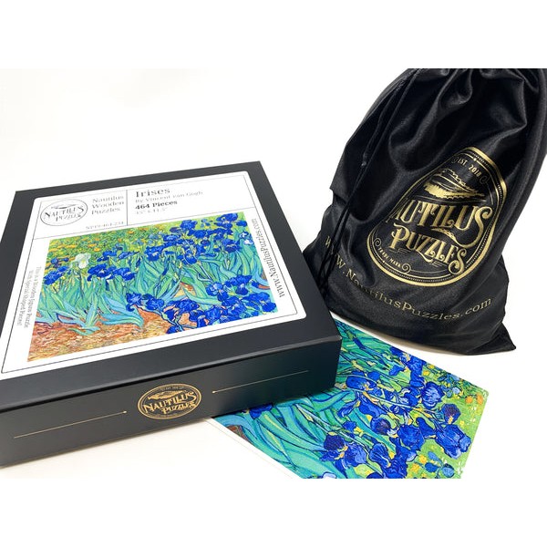 Irises by Vincent Van Gogh (464 Piece Wooden Jigsaw Puzzle) UK