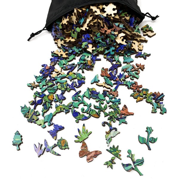 Irises by Vincent Van Gogh (464 Piece Wooden Jigsaw Puzzle) UK