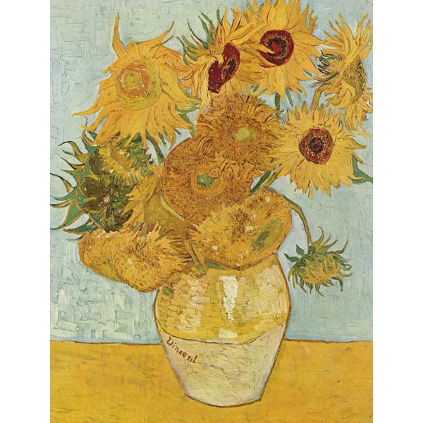 Sunflowers, 1888 by Van Gogh (120 Piece Sunflower Wooden Jigsaw Puzzle) UK