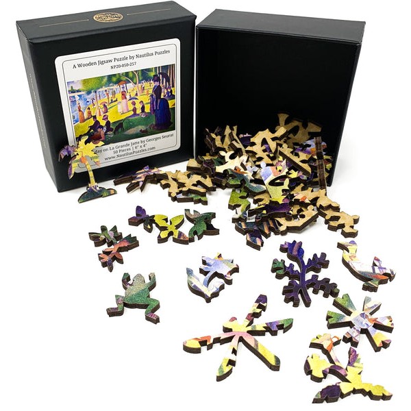 A Sunday on La Grande Jatte (50 Pieces) Mini Wooden Jigsaw Puzzle UK