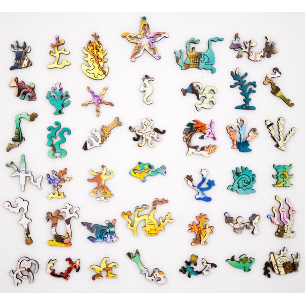 Great Gingerbread Reef (340 Piece Wooden Jigsaw Puzzle for Adults) UK