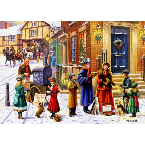 Victorian Carolers (242 Piece Christmas Wooden Jigsaw Puzzle) UK