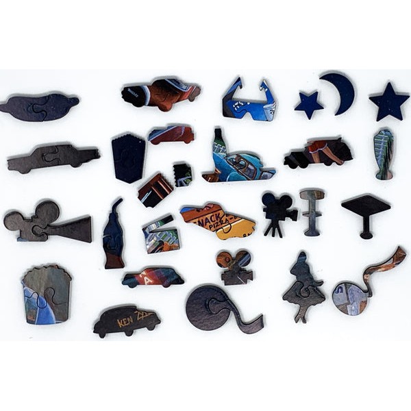 At the Movies (318 Piece Wooden Jigsaw Puzzle) UK