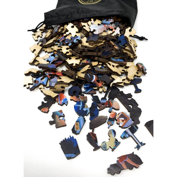 At the Movies (318 Piece Wooden Jigsaw Puzzle) UK