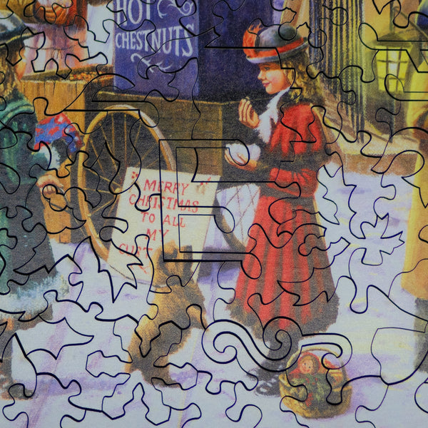 Victorian Carolers (242 Piece Christmas Wooden Jigsaw Puzzle) UK