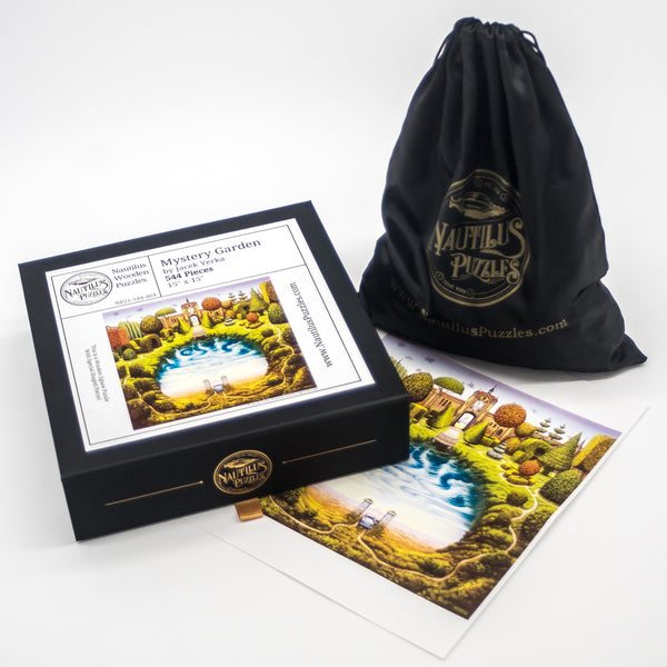 Mystery Garden (544 Piece Wooden Jigsaw Puzzle) UK