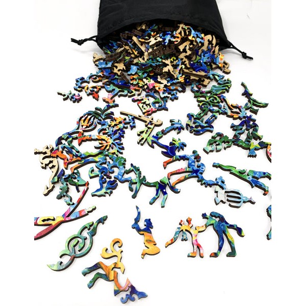 Arabian Fantasy (440 Piece Wooden Jigsaw Puzzle) UK