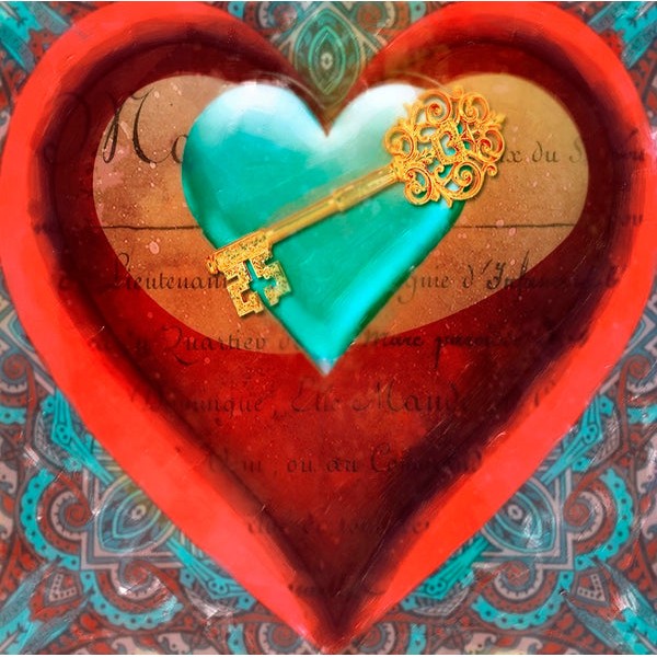 Key to My Heart (45 Piece Mini Wooden Jigsaw Puzzle) UK