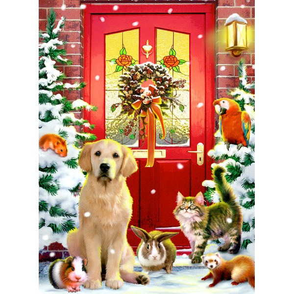 Christmas Welcome (360 Piece Christmas Wooden Jigsaw Puzzle) UK
