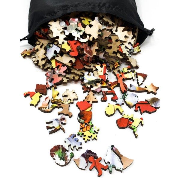 Christmas Welcome (360 Piece Christmas Wooden Jigsaw Puzzle) UK